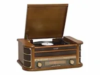 Retro wooden music center denver, mcr-50mk3, bruin - afbeelding 2 van  2