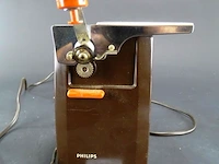 Reuze handige vintage elektrische philips blikopener - afbeelding 2 van  5