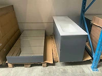 Reva matt antracite badmeubelset 140cm - afbeelding 1 van  11