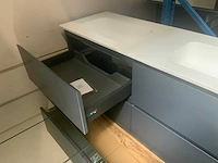 Reva matt antracite badmeubelset 140cm - afbeelding 8 van  11
