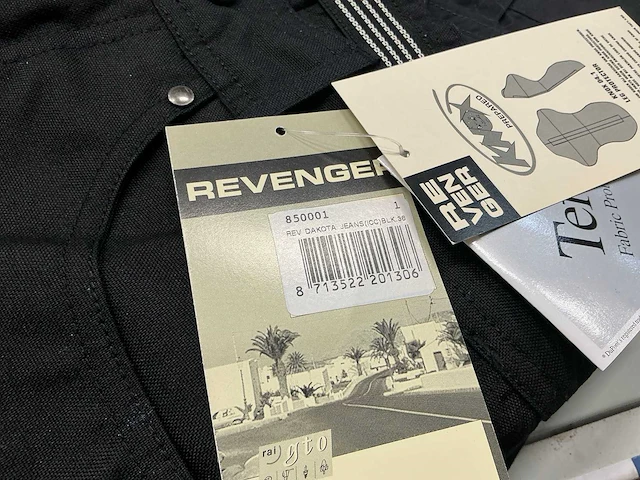 Revenger rev dakota jeans motorbroek (5x) - afbeelding 5 van  8