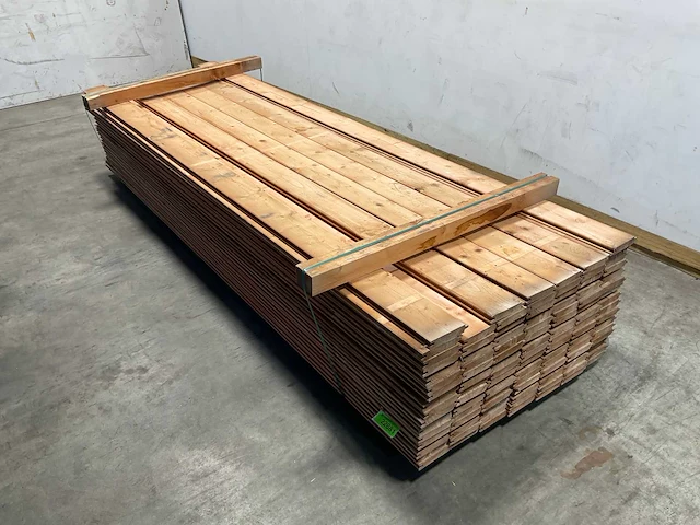 Revision blokhutprofiel mes- en groef 300x14,5x2,8 cm (100x) - afbeelding 1 van  7