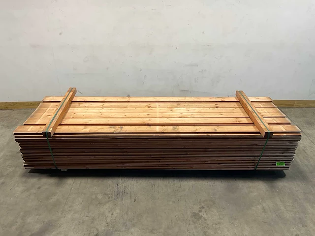 Revision blokhutprofiel mes- en groef 300x14,5x2,8 cm (100x) - afbeelding 2 van  7