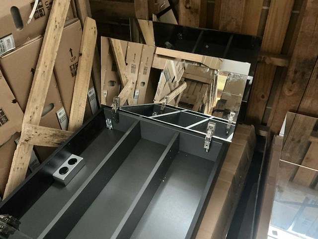 Revital badkamer spiegelkast black oak 140cm - afbeelding 5 van  6