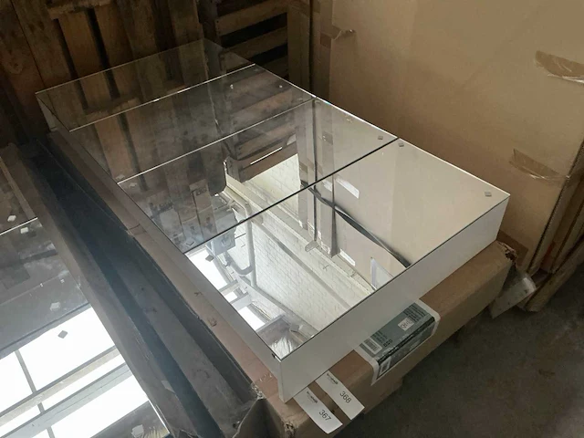 Revital badkamer spiegelkast mat wit 140cm - afbeelding 1 van  6