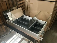 Revital badkamer spiegelkast mat wit 140cm - afbeelding 6 van  6