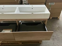 Revital light oak badmeubel 140cm - afbeelding 7 van  8