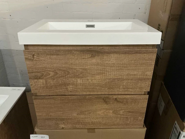 Revital oak badmeubel 60 cm - afbeelding 1 van  6