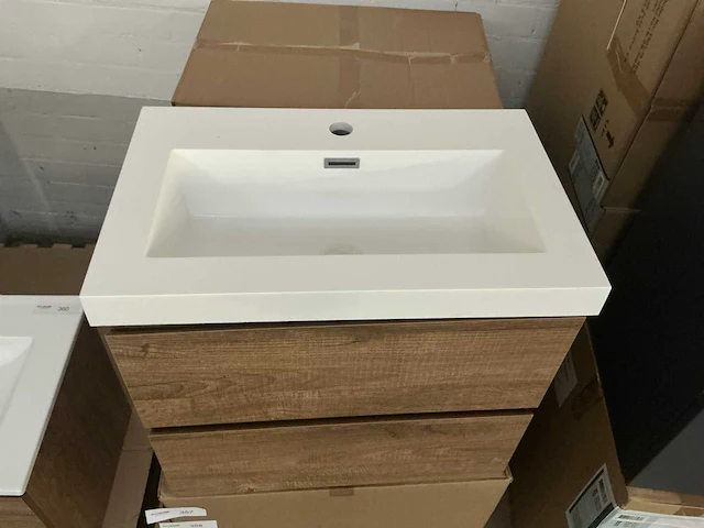 Revital oak badmeubel 60 cm - afbeelding 3 van  8