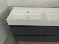 Revital painted matt antracite badmeubel 140cm - afbeelding 4 van  6