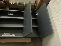 Revital painted matt antracite badmeubelset 140cm - afbeelding 2 van  10