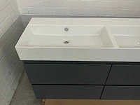 Revital painted matt antracite badmeubelset 140cm - afbeelding 5 van  10