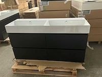 Revital painted matt antracite badmeubelset 140cm - afbeelding 3 van  10