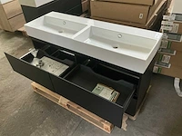 Revital painted matt antracite badmeubelset 140cm - afbeelding 7 van  10