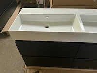 Revital painted matt antracite badmeubelset 140cm - afbeelding 5 van  10