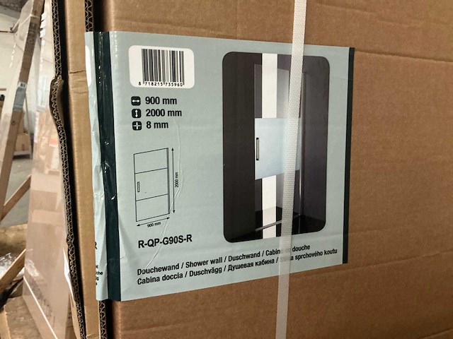 Revital r-qp-g90s-r douche deur - afbeelding 2 van  4