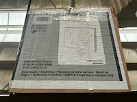 Revital r-spx-ds80 spiegelkast 80cm mat zwart - afbeelding 7 van  7