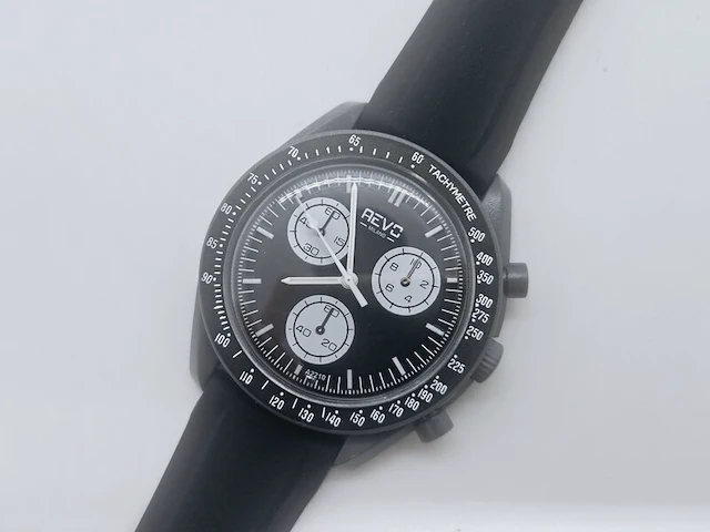 Revo milaan heren chronograaf - seamaster style - afbeelding 2 van  6
