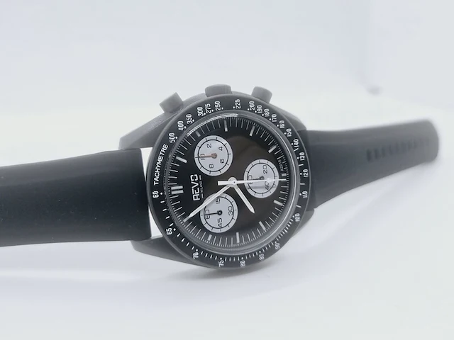 Revo milaan heren chronograaf - seamaster style - afbeelding 6 van  6