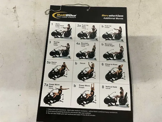 Revolution ballbike recumbent ligfiets trainer - afbeelding 10 van  10