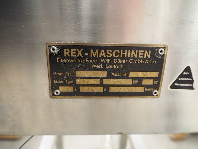 Rex-maschinen gmbh - afbeelding 6 van  6