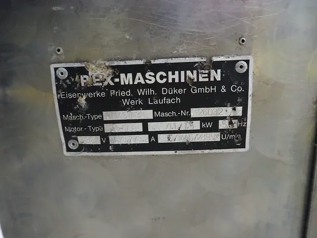 Rex-maschinen - afbeelding 10 van  13