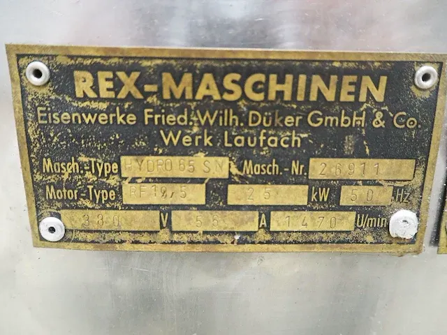 Rex-maschinen - afbeelding 4 van  14