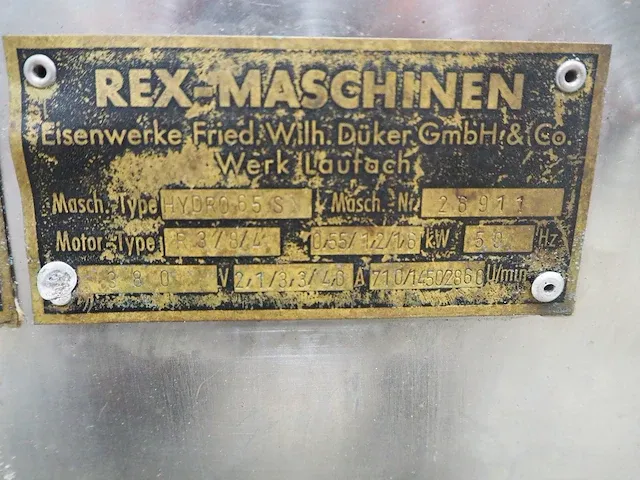 Rex-maschinen - afbeelding 5 van  14