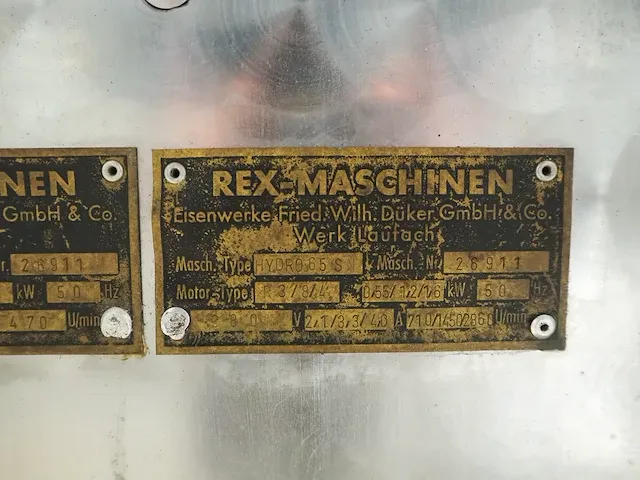 Rex-maschinen - afbeelding 11 van  19