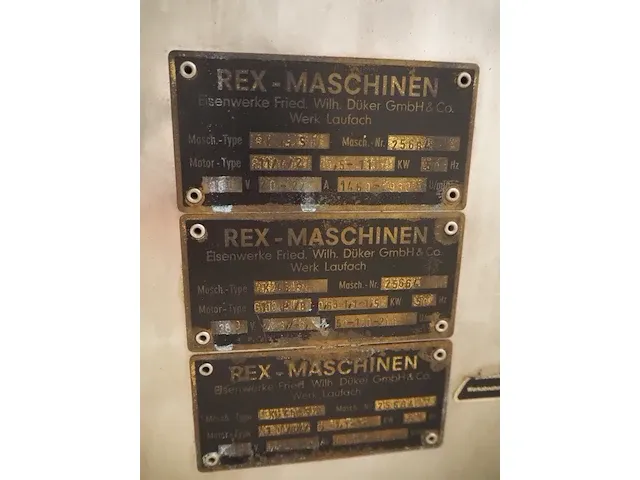 Rex-maschinen - afbeelding 4 van  12