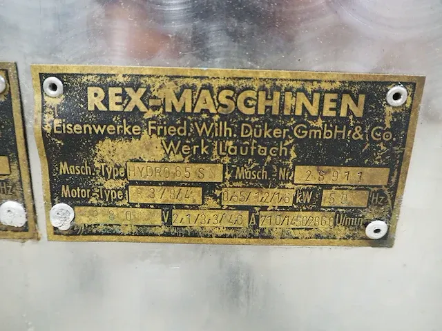 Rex-maschinen - afbeelding 12 van  12