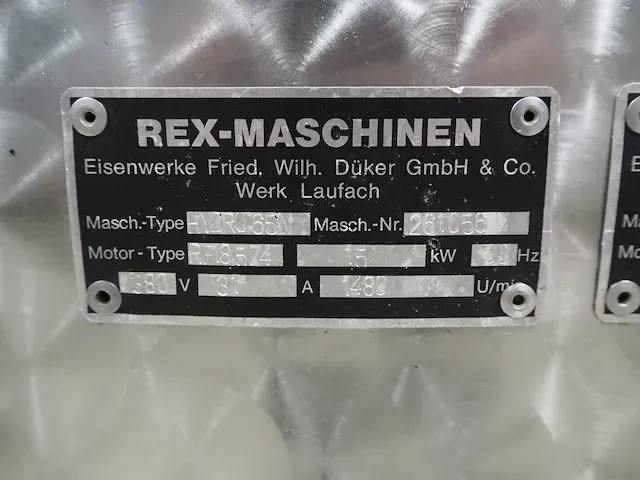 Rex maschinen - afbeelding 12 van  13
