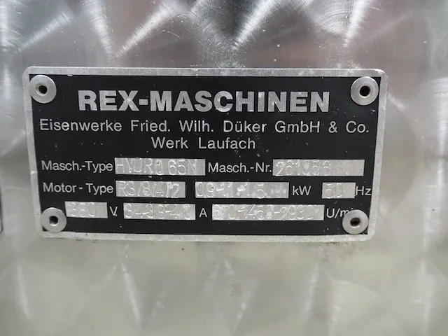 Rex maschinen - afbeelding 13 van  13
