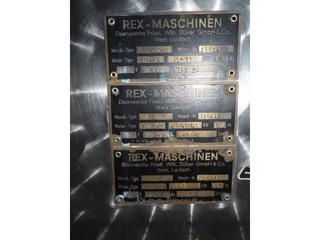 Rex-maschinen - afbeelding 8 van  9