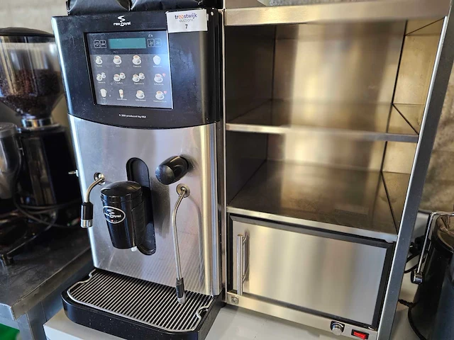 Rex-royal s300 koffiemachine met koppenwarmer en melk koeler - afbeelding 10 van  20