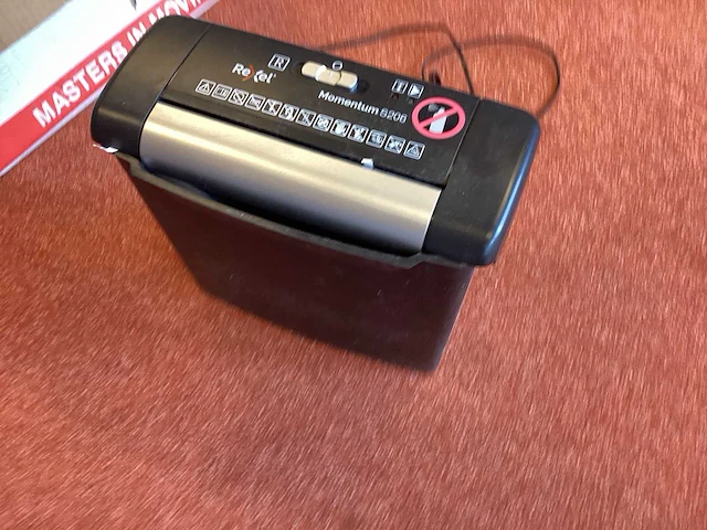 Rexel momentum s206 papiervernietiger (3x) - afbeelding 2 van  6