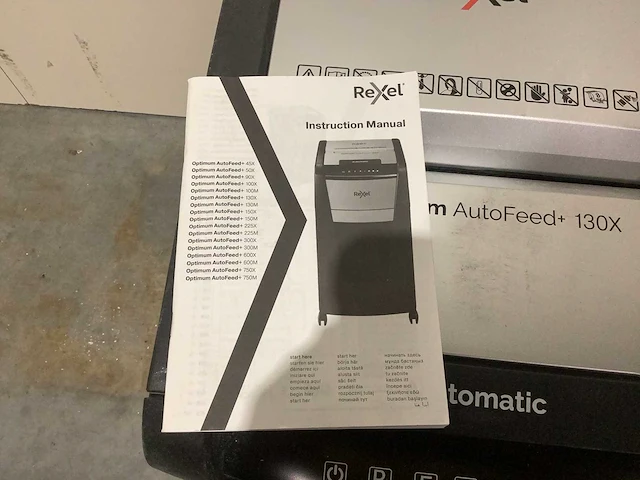 Rexel optimum autofeed + 130x papier shredder - afbeelding 4 van  7