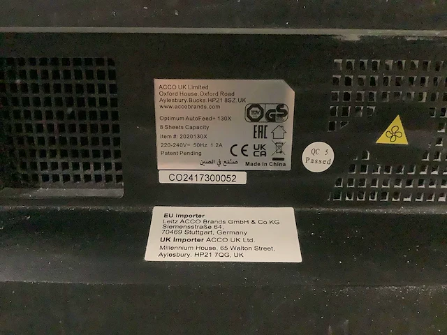 Rexel optimum autofeed + 130x papier shredder - afbeelding 7 van  7