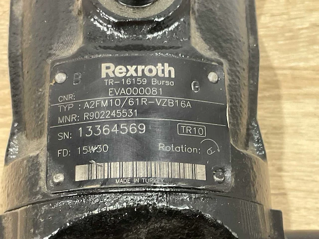 Rexroth - a2fm10/61r-vzb16a - plunjer motor (5x) - afbeelding 7 van  7