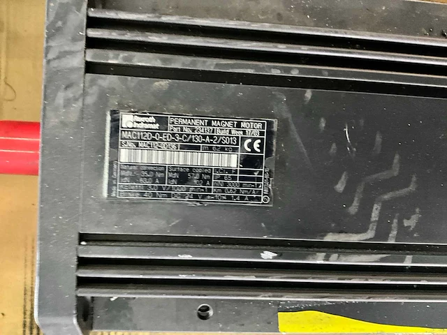 Rexroth mac112d pmsm elektromotor (2x) - afbeelding 4 van  4