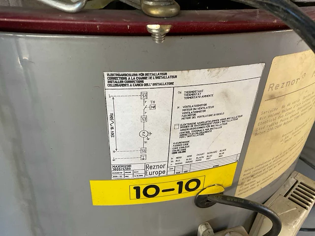 Reznor maximizer 4500 luchtondersteuningsunit (2x) - afbeelding 4 van  4