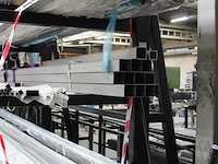Rfs kokers op drie draagarm waaronder 80 x 80, 40 x 40 en 40 x 20 mm, totaal circa 200 kokers - afbeelding 2 van  2