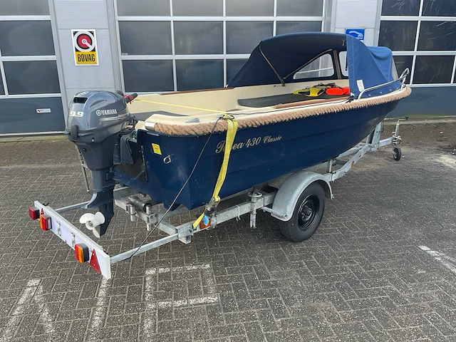 Rhea - 430 classic - sloep op trailer met yamaha fourstroke 9.9 - afbeelding 2 van  33