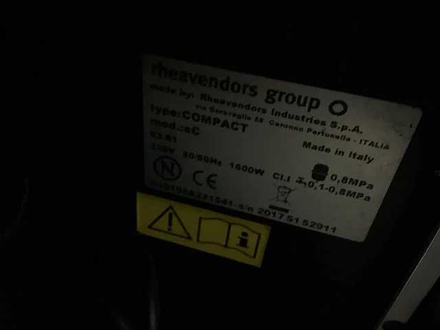 Rheavendors compact ec koffiemachine - afbeelding 8 van  8