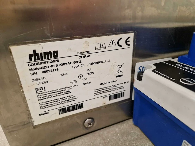 Rhima - ndr 40s - glazenspoeler - vaatwasser - afbeelding 3 van  3