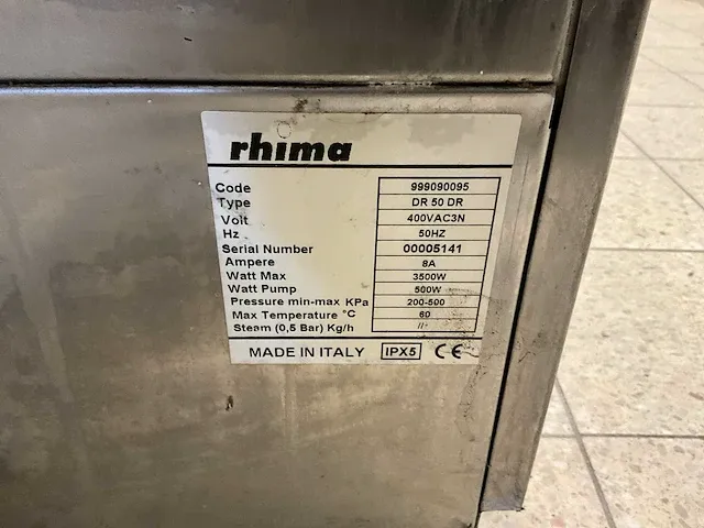 Rhima dr 50 dr vaatwasmachine - afbeelding 7 van  7