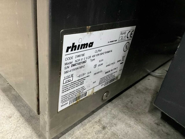 Rhima dw078e vaatwasmachine - afbeelding 8 van  8
