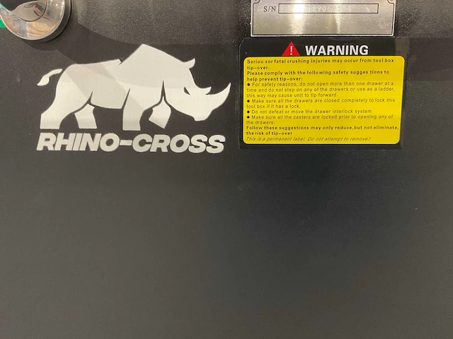 Rhino cross workbench 7ft-10d-2-01c 7-10-0/c werkbank - afbeelding 6 van  14