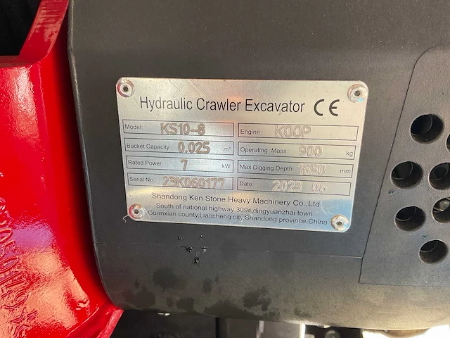 Rhinoceros ks10-8 minigraafmachine - afbeelding 7 van  15