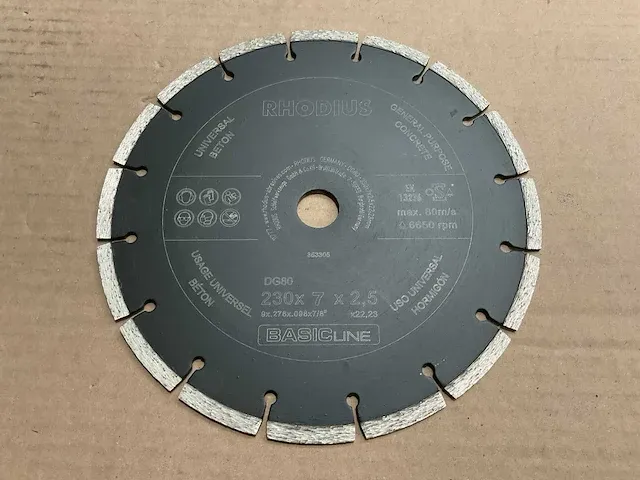 Rhodius 230x7x2.0 slijpschijven (10x) - afbeelding 1 van  4